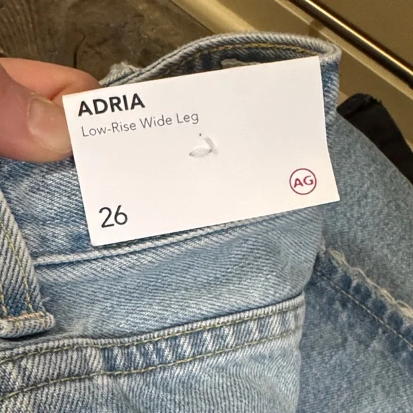 AG Adriano Goldschmied Light Blue Flare Jeans - Picture 8 of 8